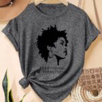 T-Shirt Femme Visage Africaine en design unique