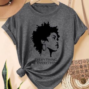 T-Shirt Femme Visage Africaine en design unique