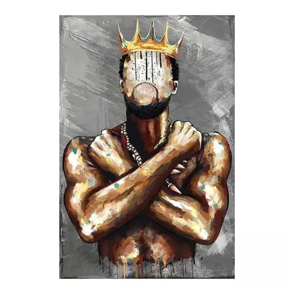 Art mural expressif inspiré par l'Afrique