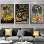 Tableau moderne sur thème africain