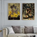 Peinture décorative aux influences africaines