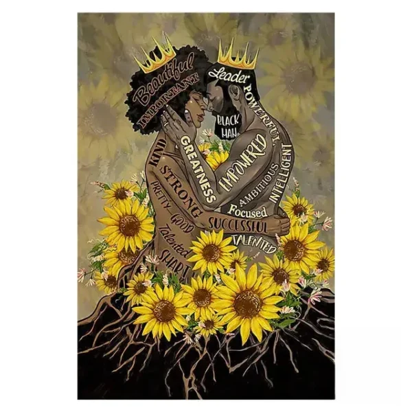 Tableau original avec palette africaine