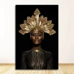 Élégance africaine en art abstrait contemporain