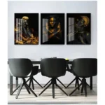 Art abstrait inspiré de la culture africaine