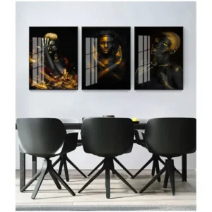 Art abstrait inspiré de la culture africaine