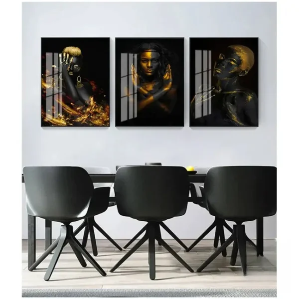 Art abstrait inspiré de la culture africaine