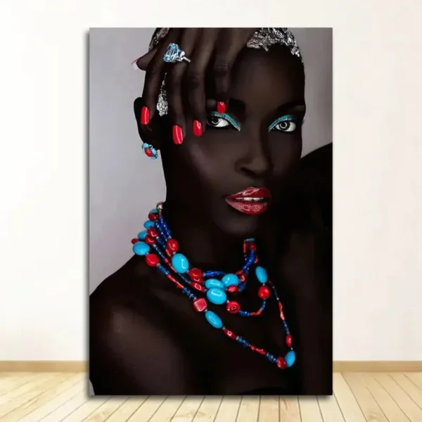 Art mural qui évoque la beauté de l'Afrique