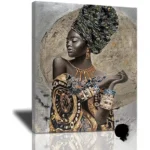 Tableau Africain Coloré moderne et vibrant