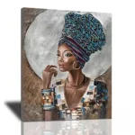 Décoration murale colorée et originale d'inspiration africaine