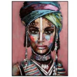 Oeuvre d'art africaine pour décoration moderne