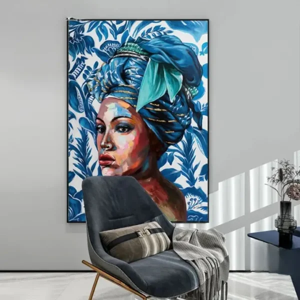 Art mural moderne célébrant l'Afrique