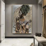 Art mural africain moderne