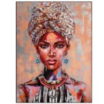 Tableau décoratif aux couleurs africaines