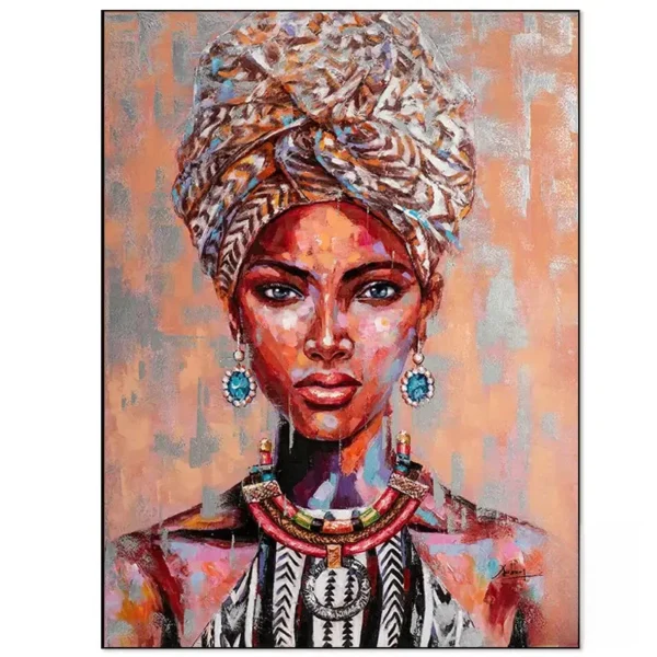 Tableau décoratif aux couleurs africaines