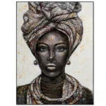 Tableau contemporain aux influences africaines