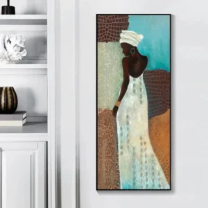Tableau Ethnique inspiré des traditions africaines