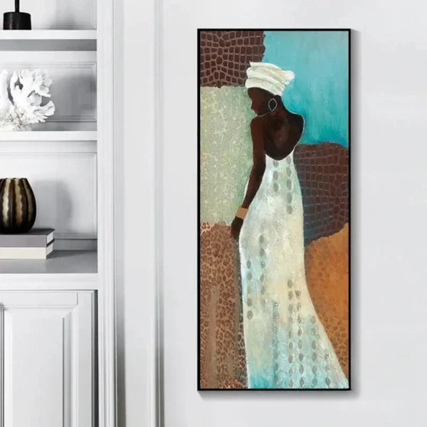 Tableau Ethnique inspiré des traditions africaines
