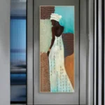 Tableau coloré sur l'héritage culturel africain