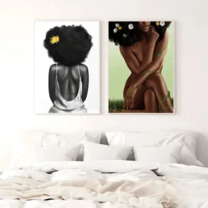 Tableau représentant la beauté féminine africaine