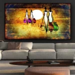 Grande peinture africaine pour un impact visuel