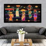 Tableau décoratif africain, idéal pour bureau