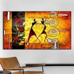 Tableau africain qui attire l'attention