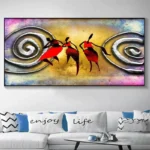 Tableau Africain Grand Format - vue 3