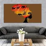 Tableau Africain Grand Format - vue 5