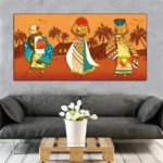 Tableau Africain Grand Format - vue 18