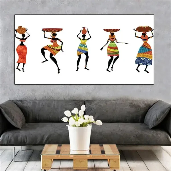 Tableau Africain Grand Format - vue 19