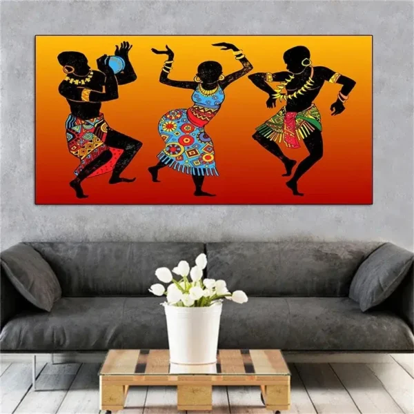 Tableau Africain Grand Format - vue 21