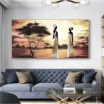 Design artistique africain pour décoration intérieure