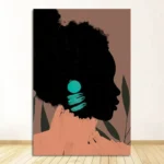 Tableau contemporain d'inspiration ethnique africaine