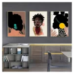 Tableau moderne inspiré par l'art africain