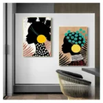 Peinture abstraite aux influences africaines