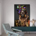 Tableau Africain Peinture
