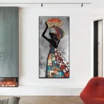 Tableau mural chic, style africain élégant