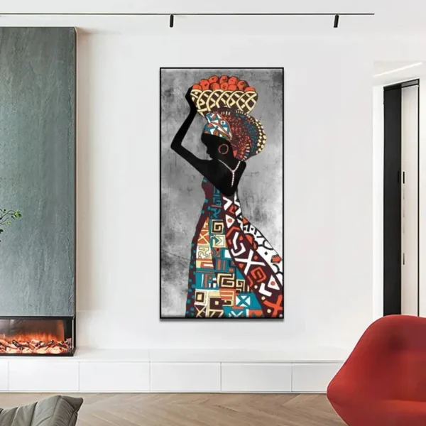 Tableau mural chic, style africain élégant