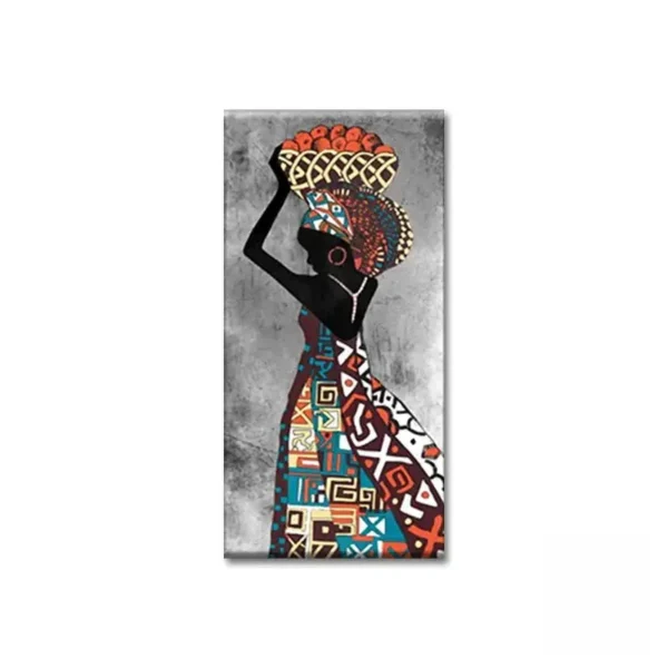 Art mural afro, explosion de couleurs vivantes