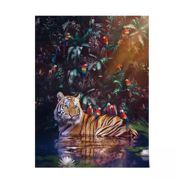 Tableau décoratif célébrant l'héritage africain