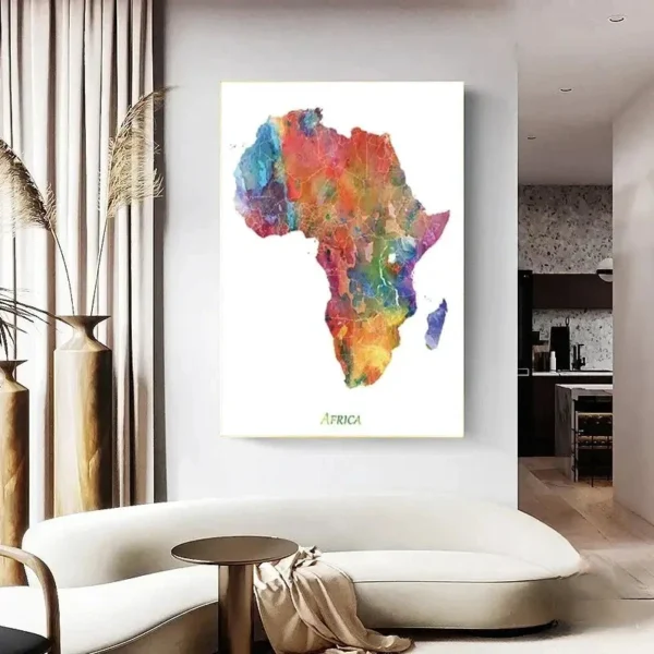 Illustration vibrante d'éléments culturels africains
