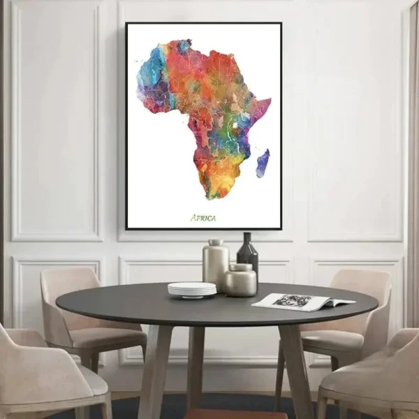Tableau mural Afrique mettant en avant la diversité