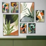 Tableau Afrique moderne en couleurs vives