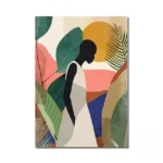 Tableau avec motifs africains traditionnels