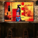 Art moderne mettant en valeur