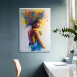 Oeuvre d'art inspirée par la culture africaine