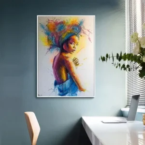 Oeuvre d'art inspirée par la culture africaine