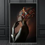 Œuvre d'art inspirée de la culture africaine