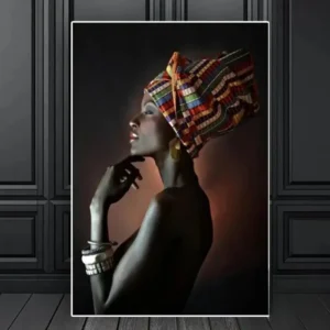 Œuvre d'art inspirée de la culture africaine
