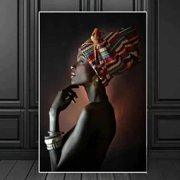 Œuvre d'art inspirée de la culture africaine